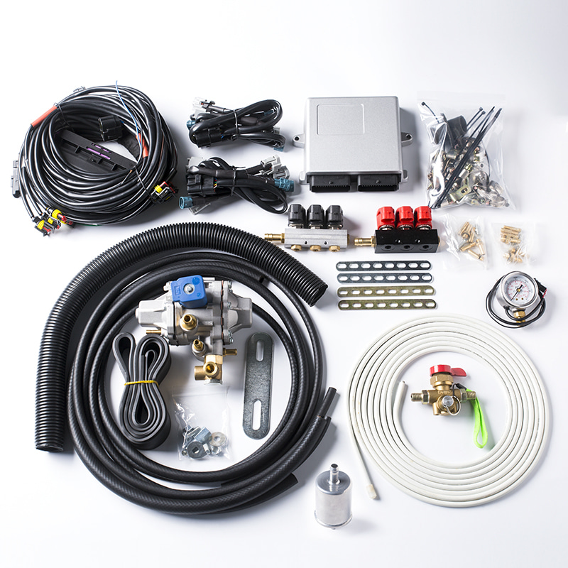 Kit EFI multipoint CNG pour moteur essence 6 cylindres